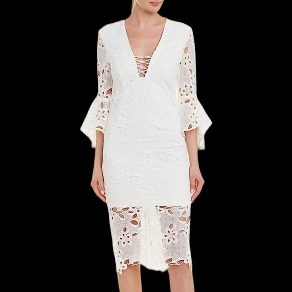 Bardot Indra lace dress size 6 - Picture 1 of 14